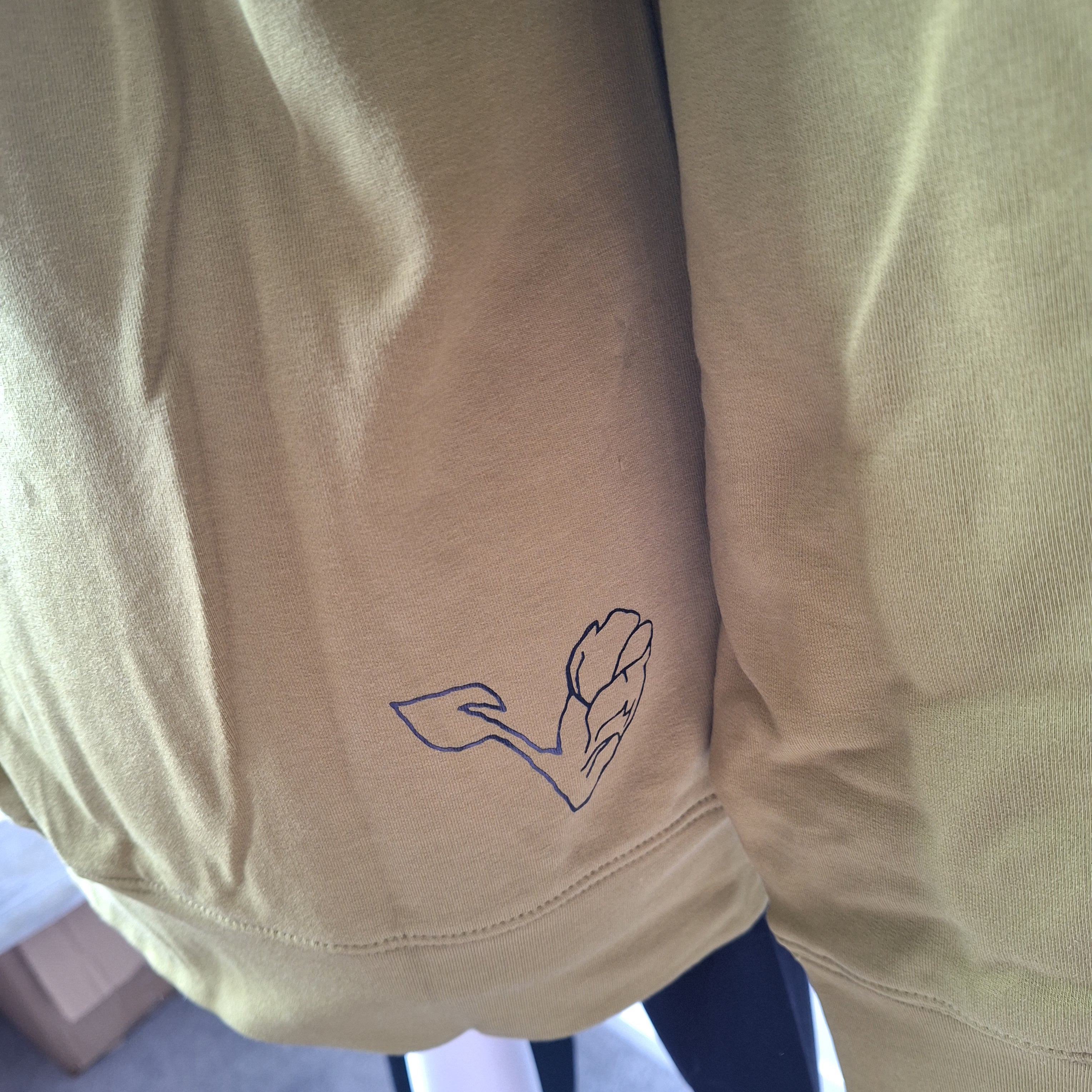 Gym/Leisure Wear Hoodie Veganmuscle - Olive