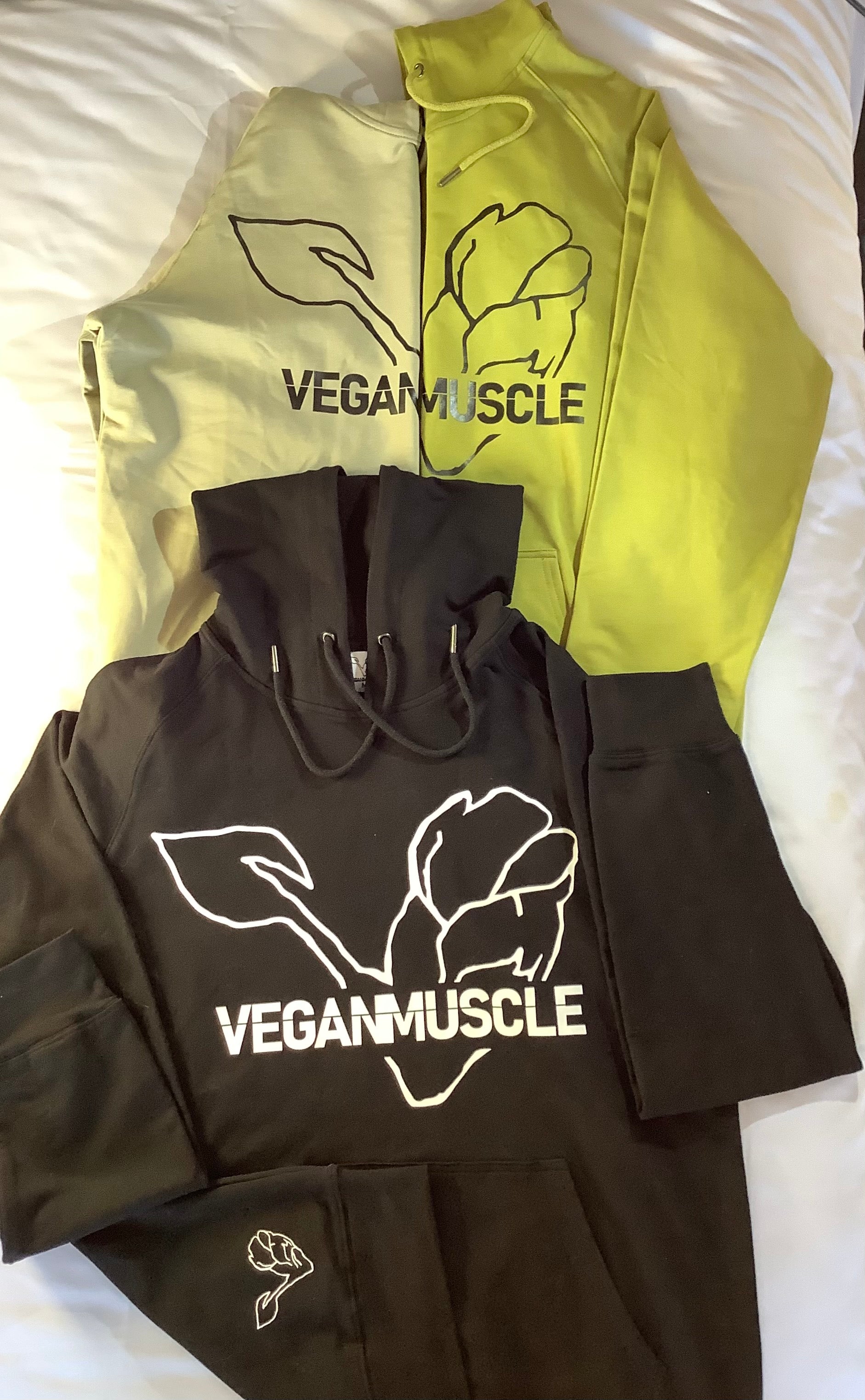 Gym/Leisure Wear Hoodie Veganmuscle - Olive