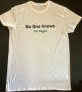 Vegan Muscle Organic T-Shirt – No One Knows I'm Vegan