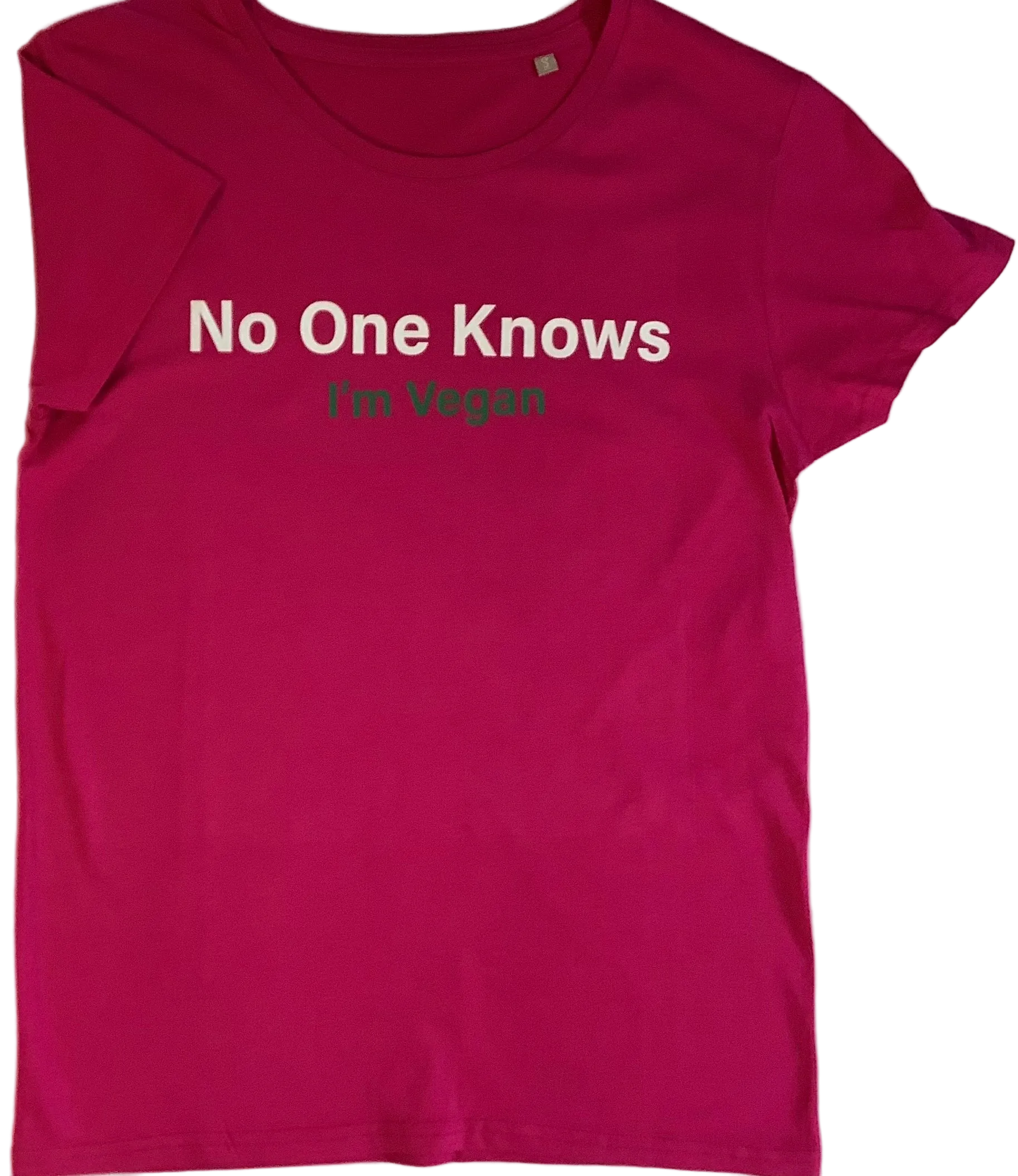 Vegan Muscle Organic T-Shirt – No One Knows I'm Vegan