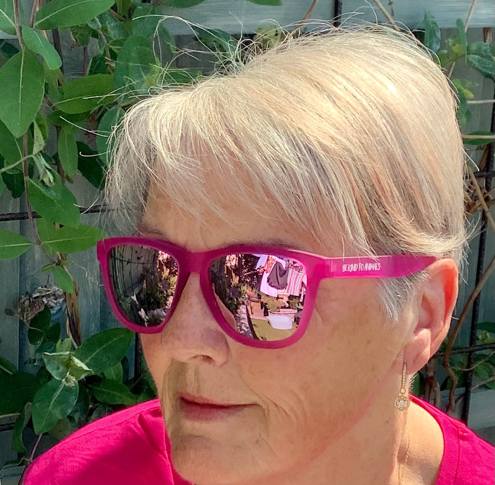 Vegan Muscle Ocean Plastic Mirror Sunglasses