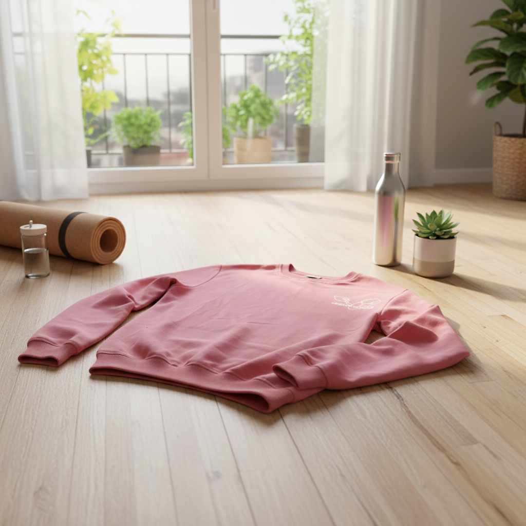 Crewneck Sweatshirt in Athletic Setting